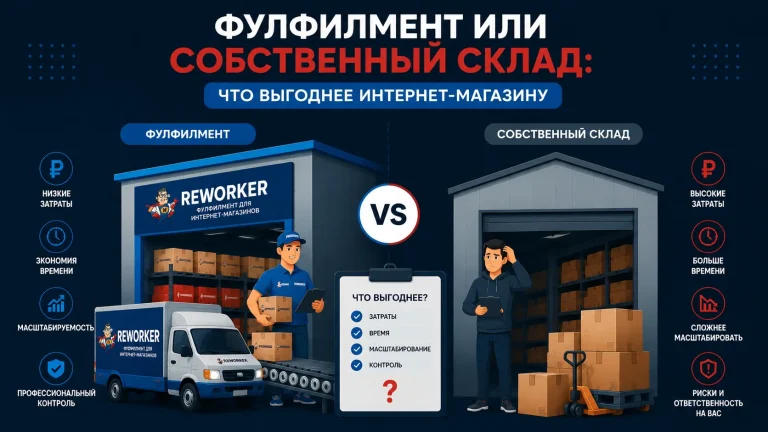 Сравнение фулфилмента и собственного склада интернет-магазина: затраты, время, масштабирование и контроль